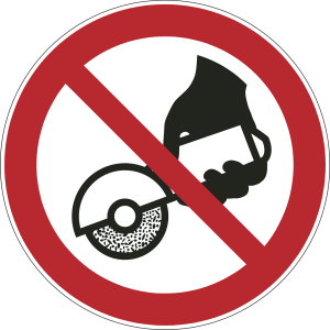Verbotsaufkleber